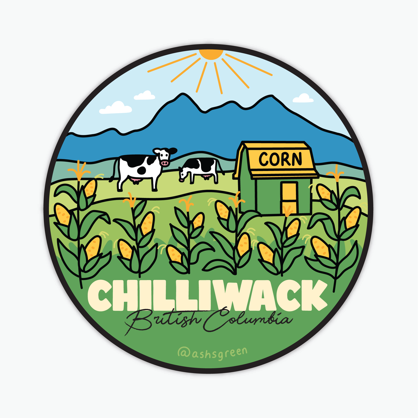 Chilliwack, BC - Vinyl Sticker