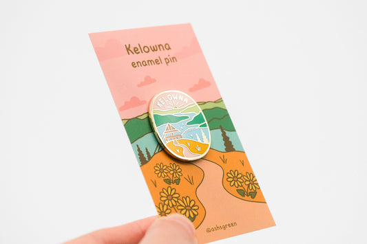 Kelowna - Enamel Pin