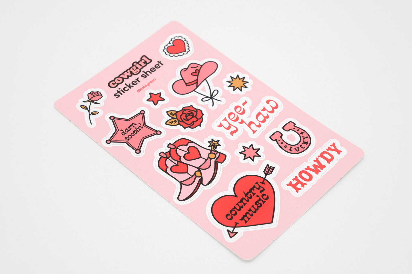 Cowgirl - Sticker Sheet