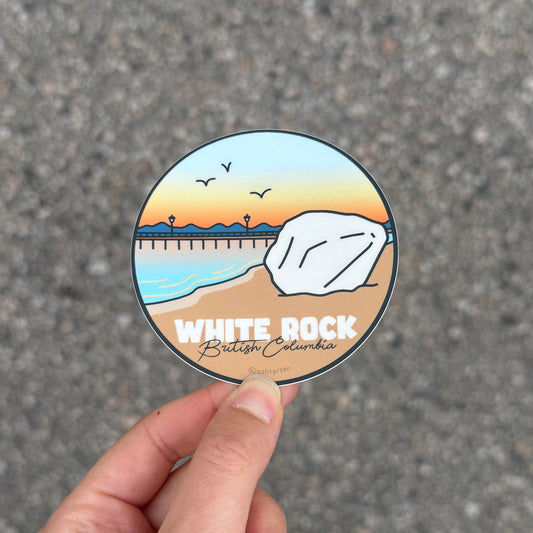 White Rock, BC - Vinyl Sticker