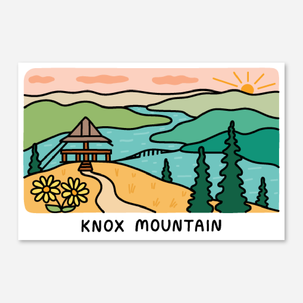 Knox Mountain - Postcard