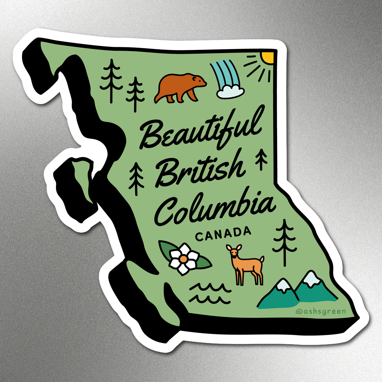 Beautiful British Columbia - Magnet