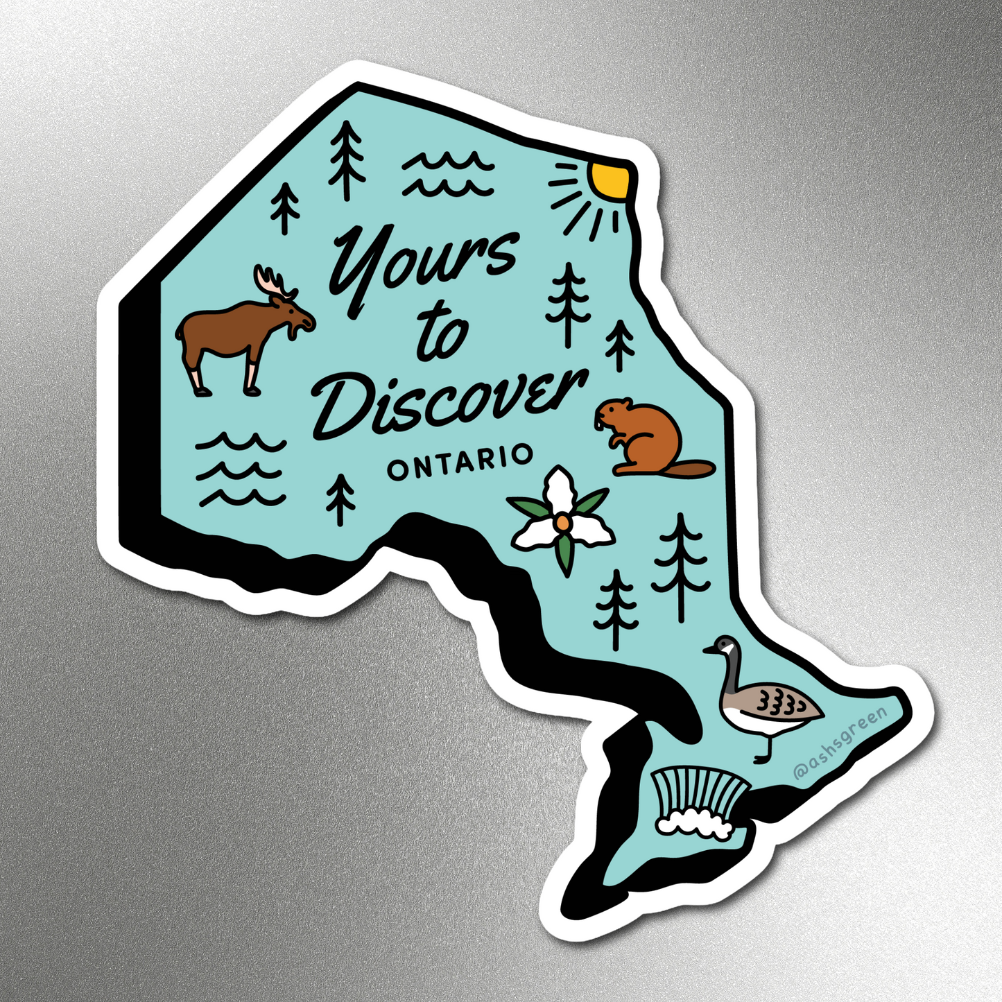 Ontario, Yours to Discover - Magnet