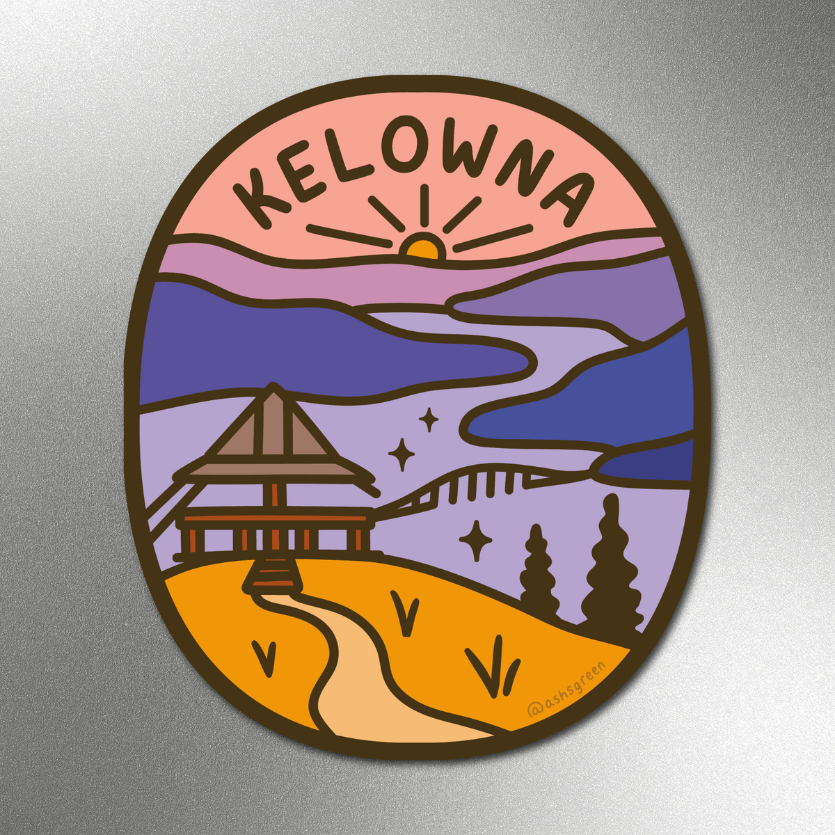 Kelowna Lookout - Magnet