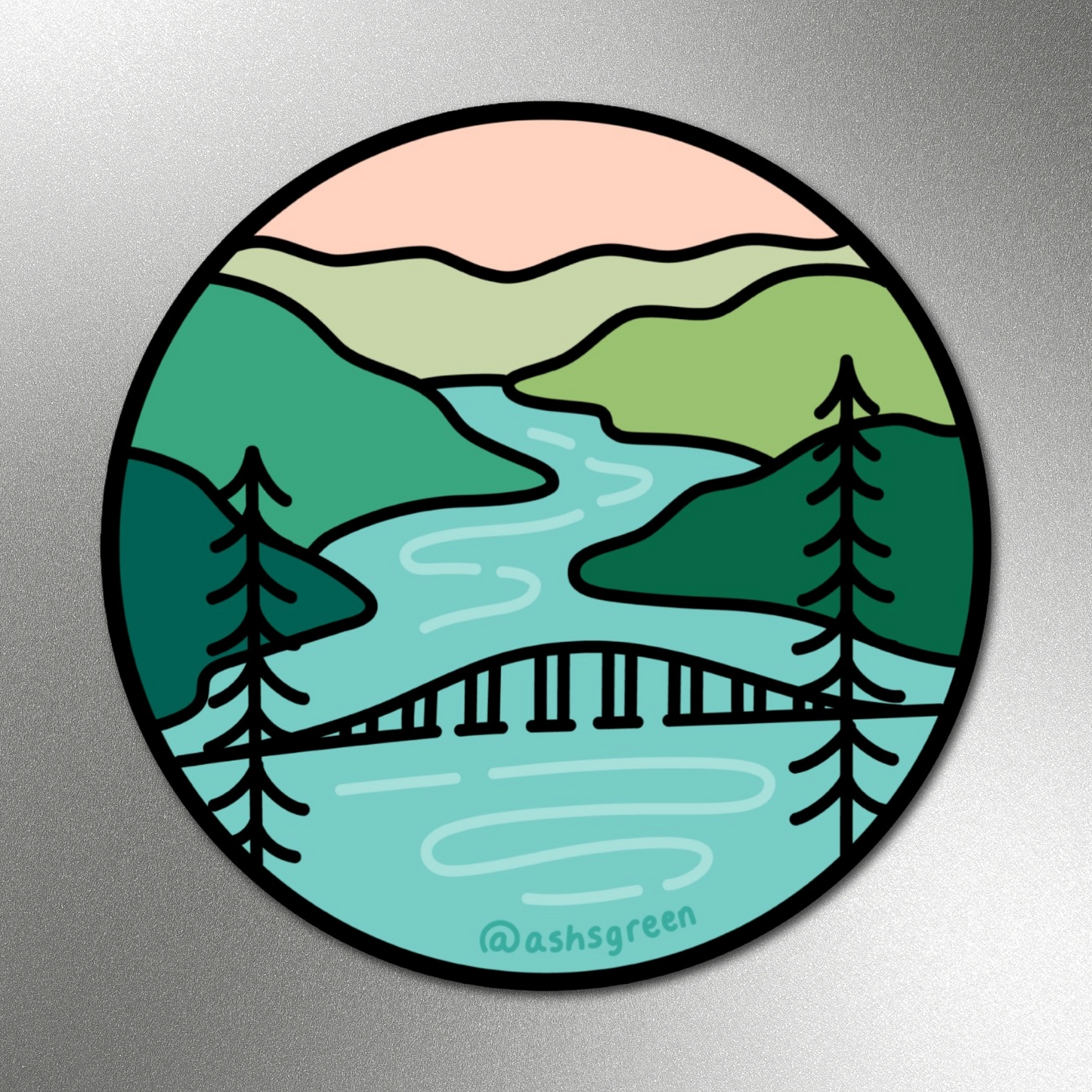 Okanagan Lake Bridge - Magnet