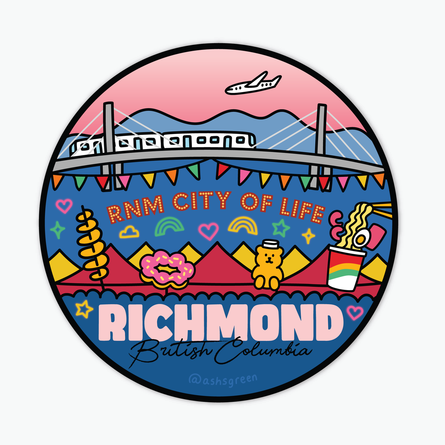 Richmond, BC - Vinyl Sticker