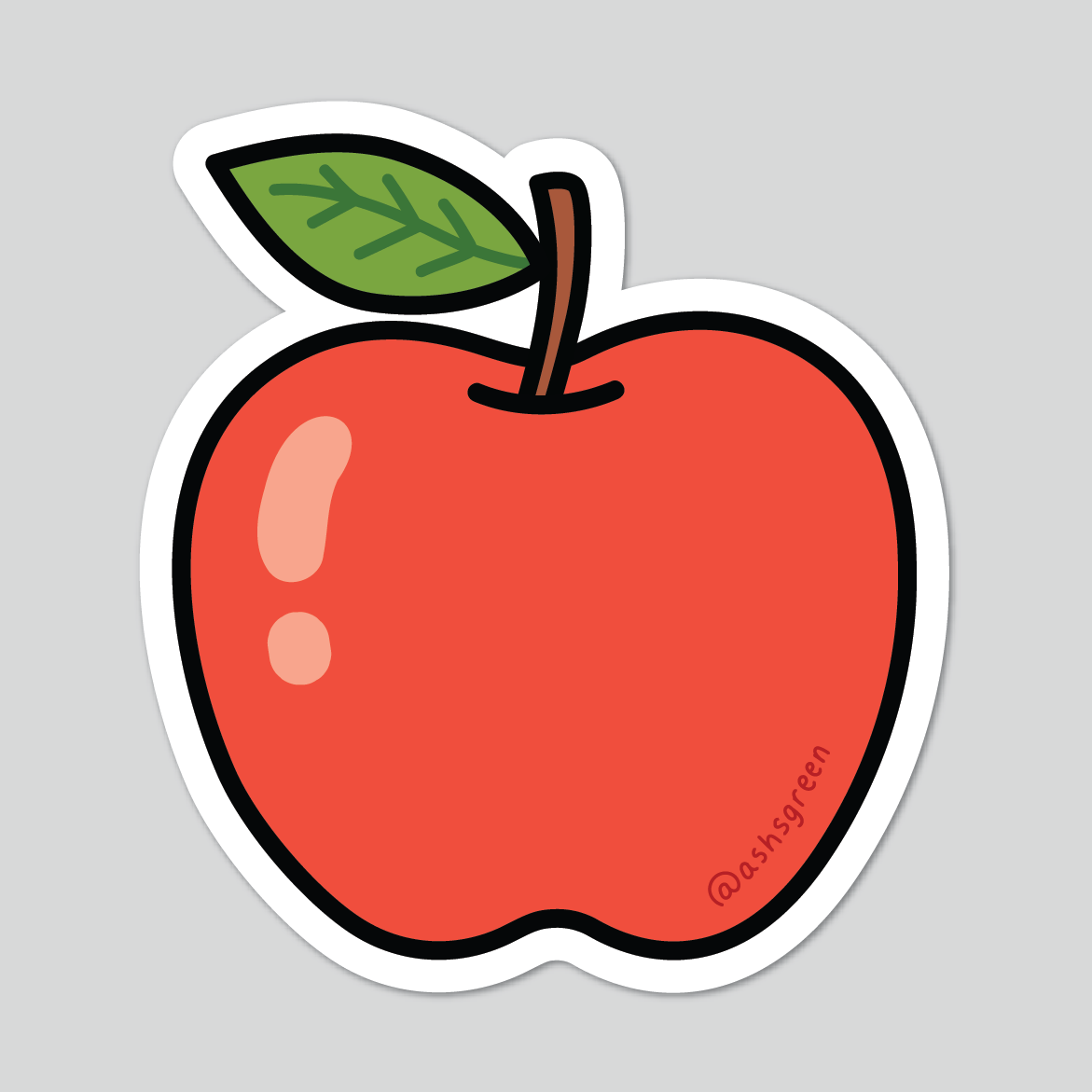 Apple - Vinyl Sticker