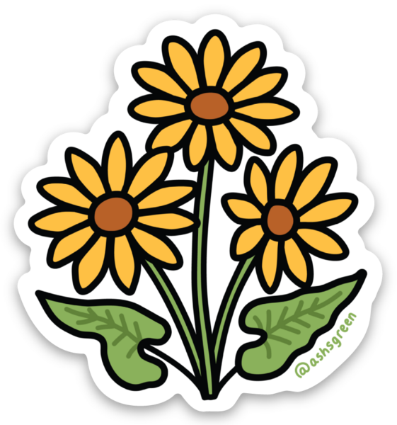 Arrowleaf Balsamroot - Vinyl Sticker
