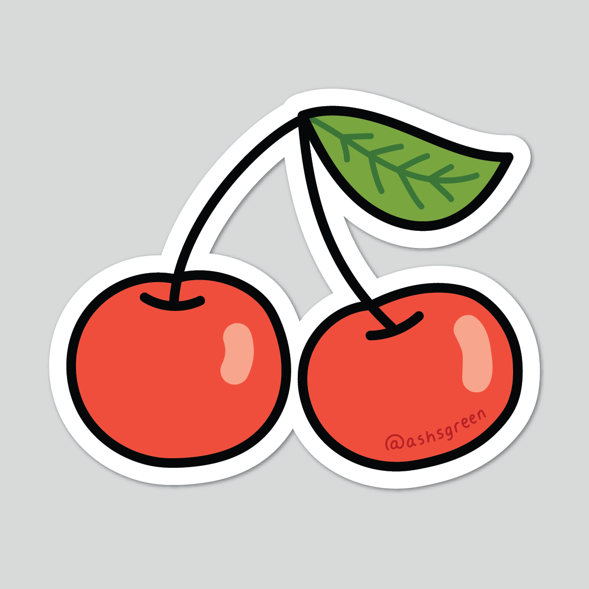 Cherries - Vinyl Sticker