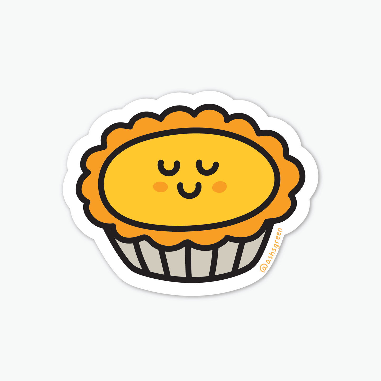 Egg Tart - Vinyl Sticker (Hong Kong Collection)