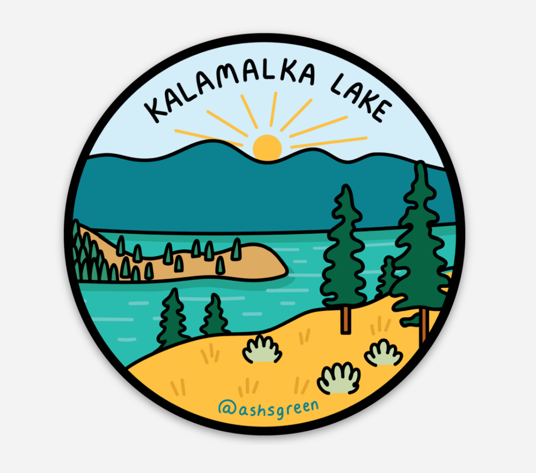 Kalamalka Lake - Vinyl Sticker