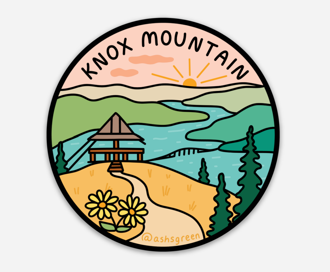 Knox Mountain - Vinyl Sticker