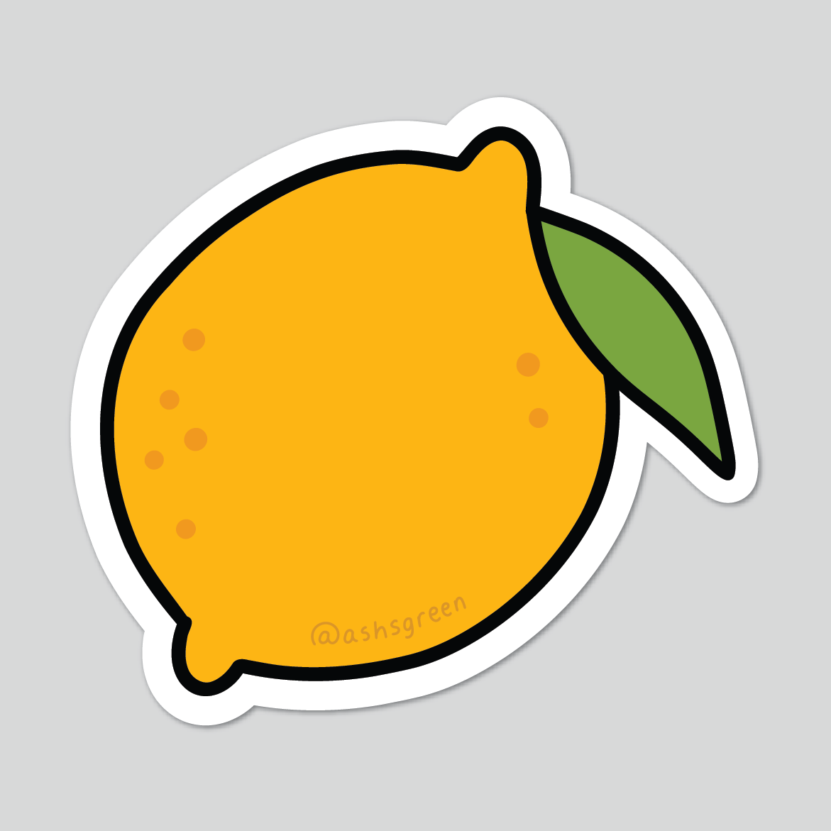 Lemon - Vinyl Sticker