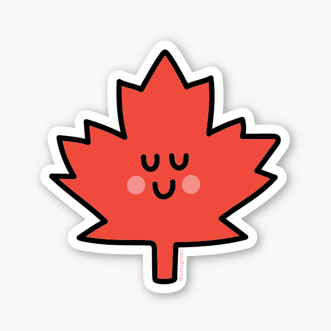 Maple Leaf - Vinyl Sticker