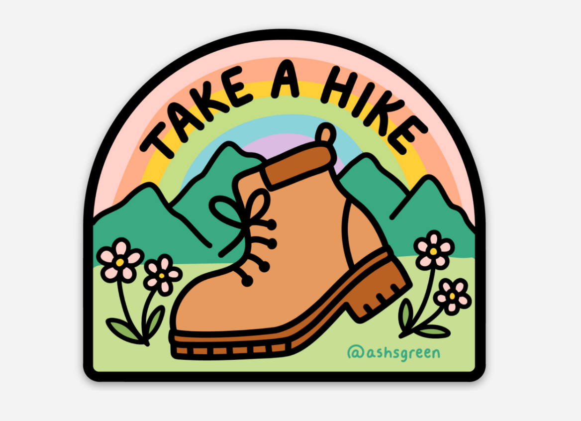 Take a Hike - Vinyl Sticker