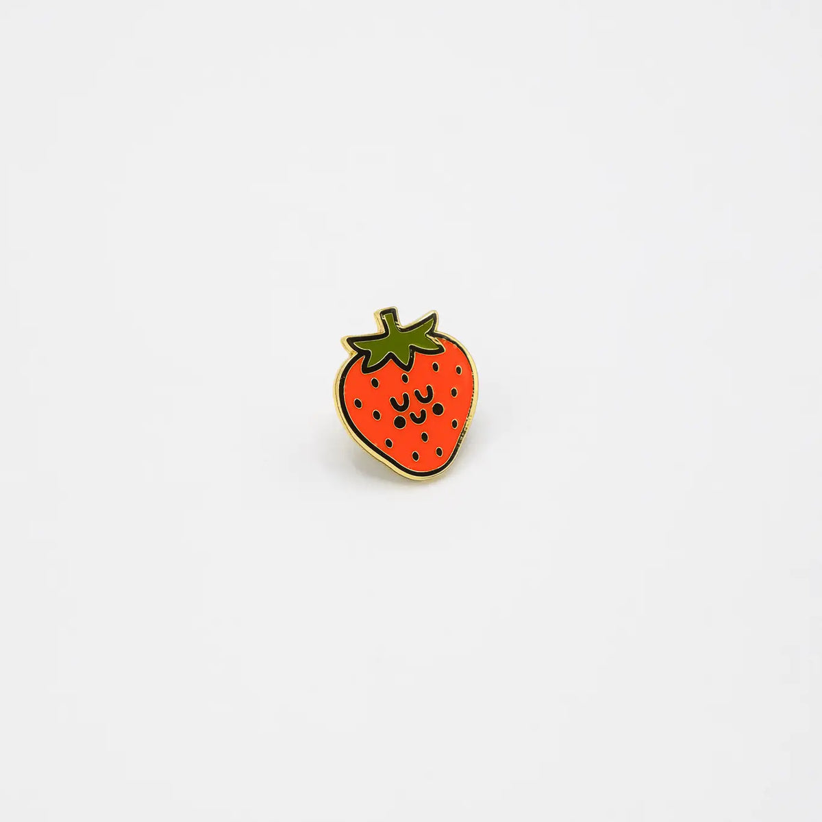 Happy Strawberry Enamel Pin 🍓
