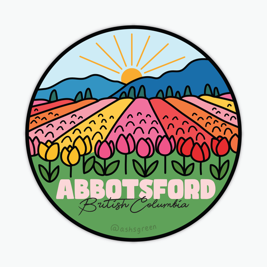 Abbotsford, BC - Vinyl Sticker