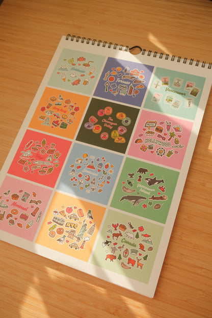 2027 Wall Calendar - Let's Travel!