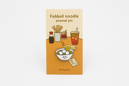 Fishball Noodles - Enamel Pin