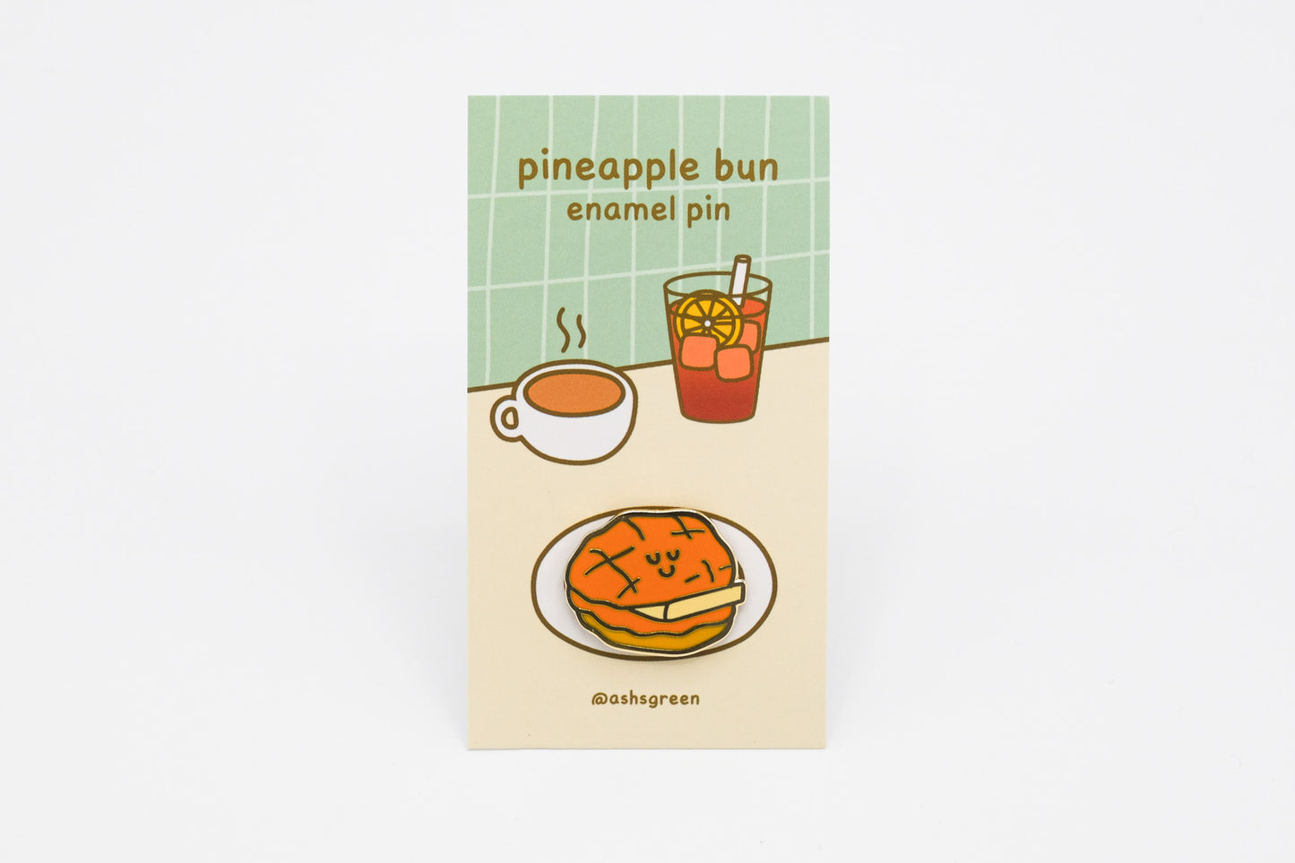Pineapple Bun - Enamel Pin