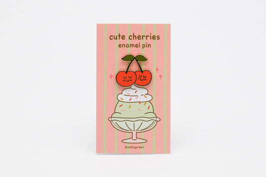 Cute Cherries - Enamel Pin 🍒