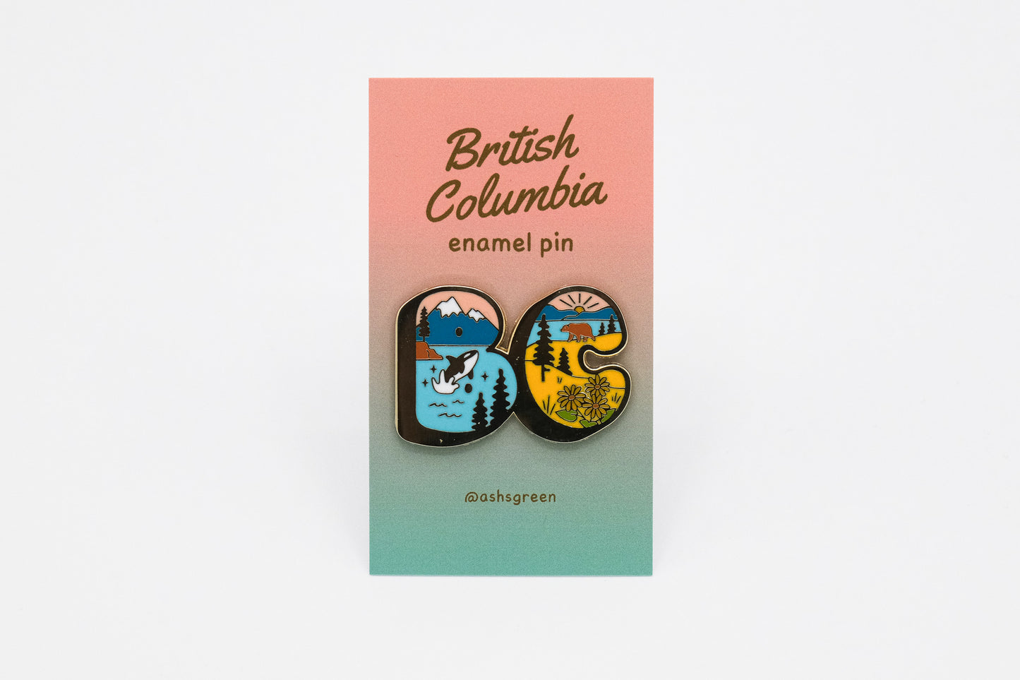BC - Enamel Pin