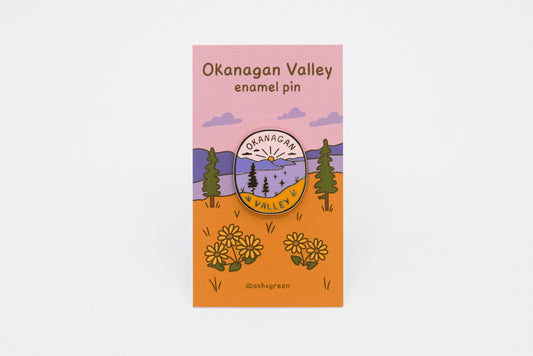 Okanagan Valley - Enamel Pin