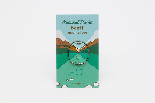 Banff National Park, Lake Louise - Enamel Pin