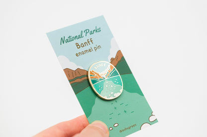 Banff National Park, Lake Louise - Enamel Pin