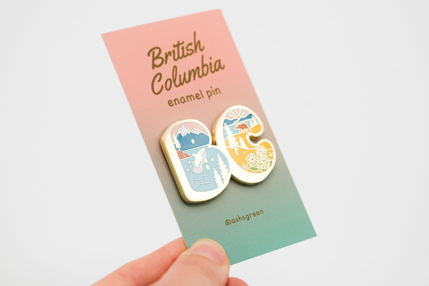 BC - Enamel Pin