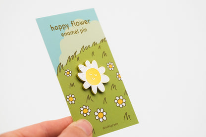 Happy Flower - Enamel Pin 🌼