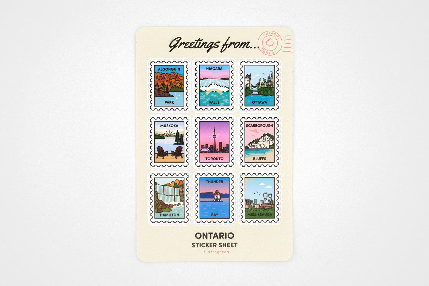 Ontario - Sticker Sheet