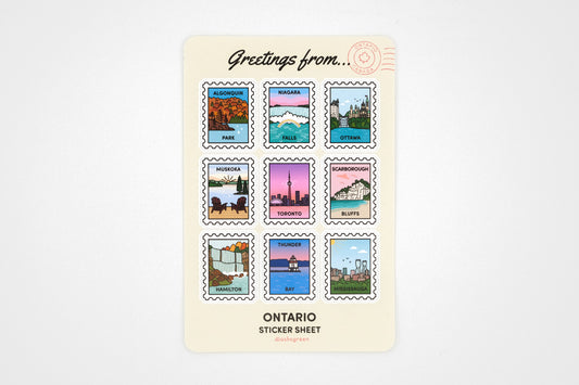 Ontario - Sticker Sheet