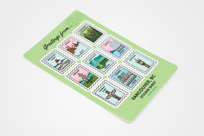 Vancouver Landmarks - Sticker Sheet