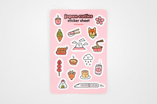 Japan Cuties 🌸 - Sticker Sheet
