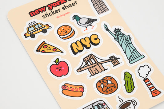 New York City - Sticker Sheet