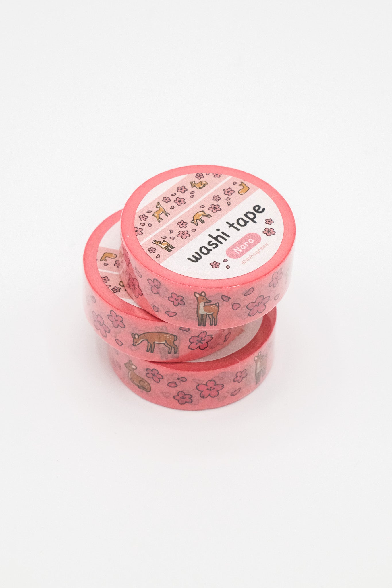 Nara Deer & Cherry Blossoms - Washi Tape