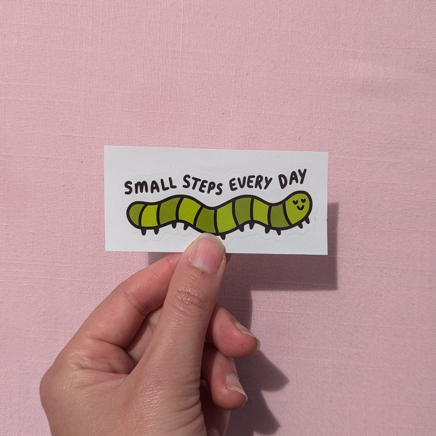 Small Steps Every Day - Clear Sticker