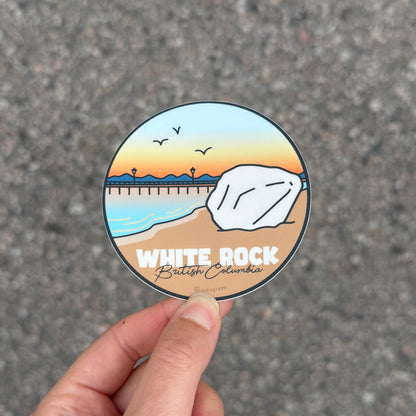 White Rock, BC - Vinyl Sticker