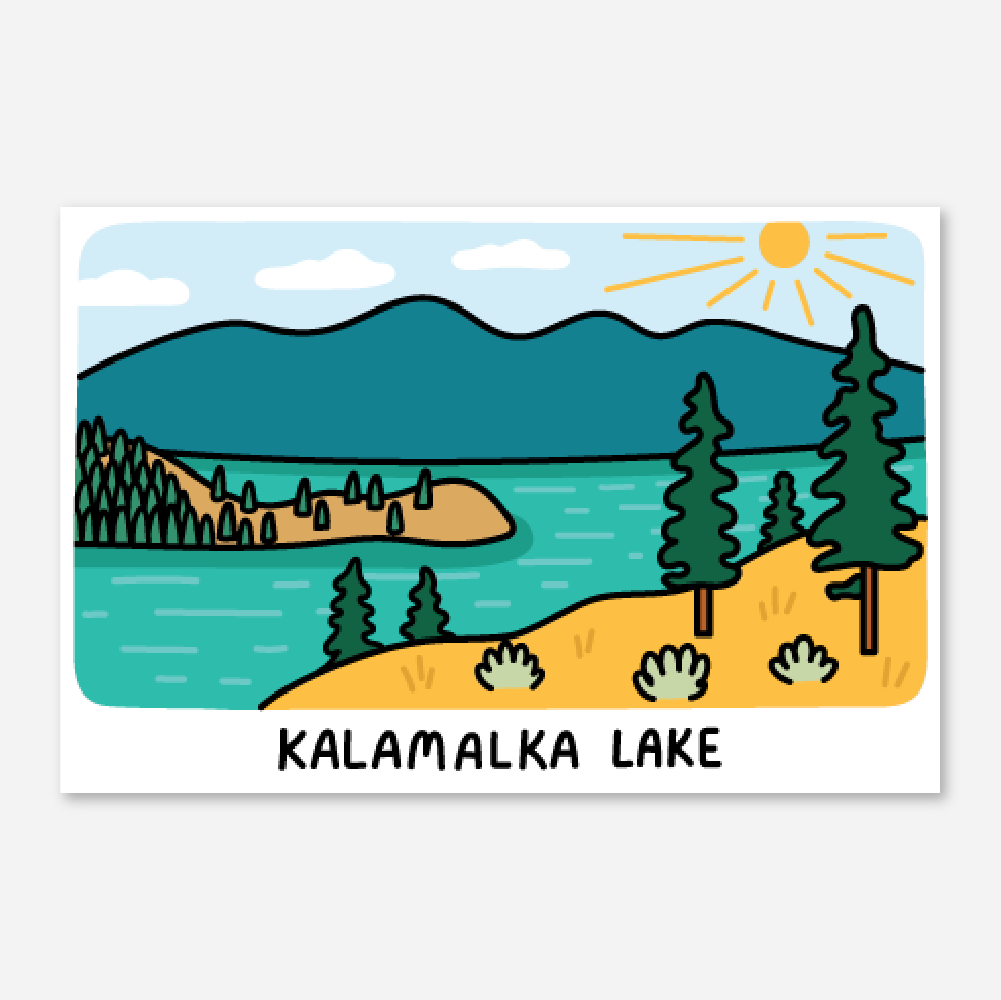Kalamalka Lake - Postcard