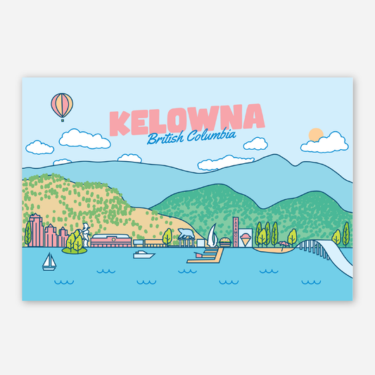 Kelowna Waterfront - Postcard