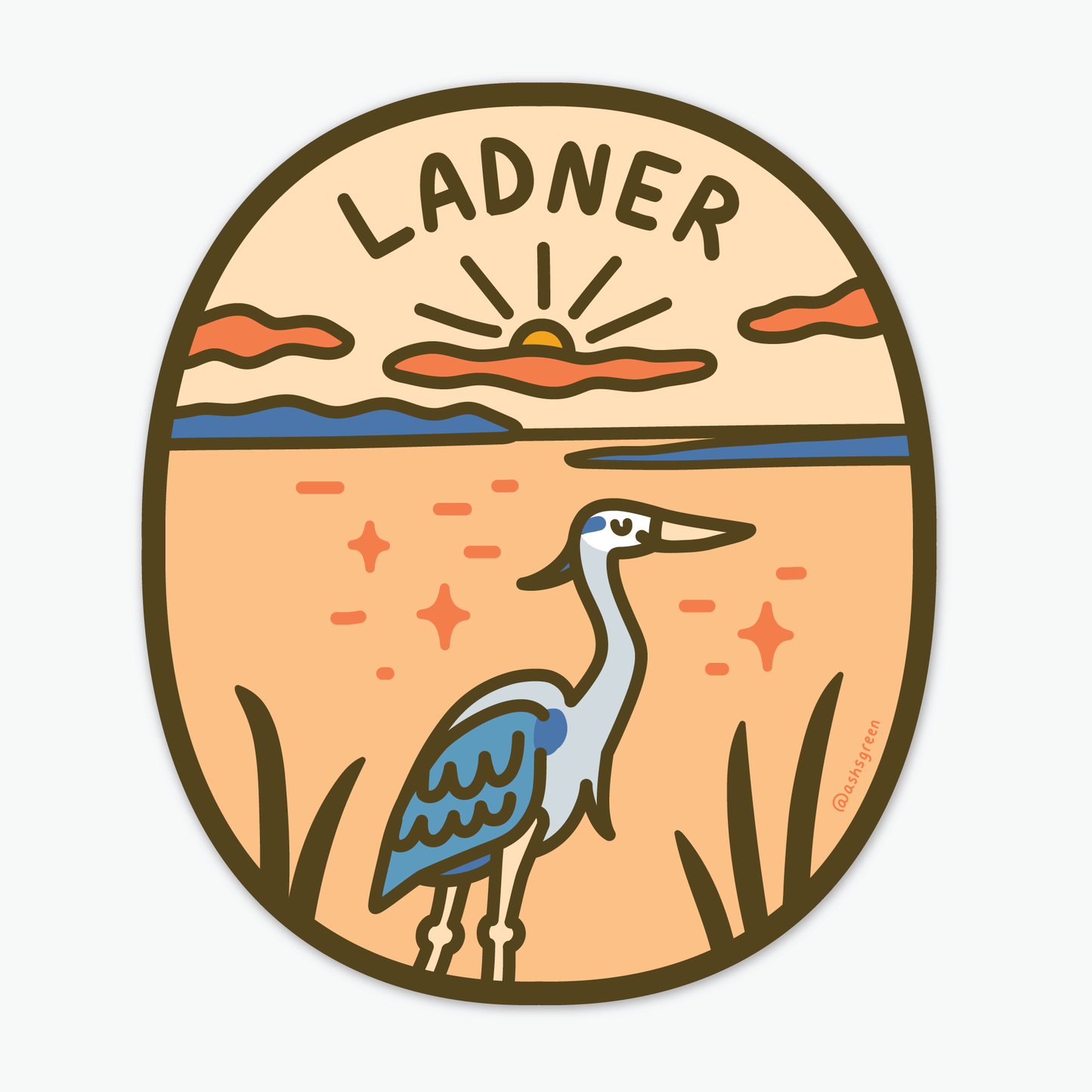 Ladner - Vinyl Sticker