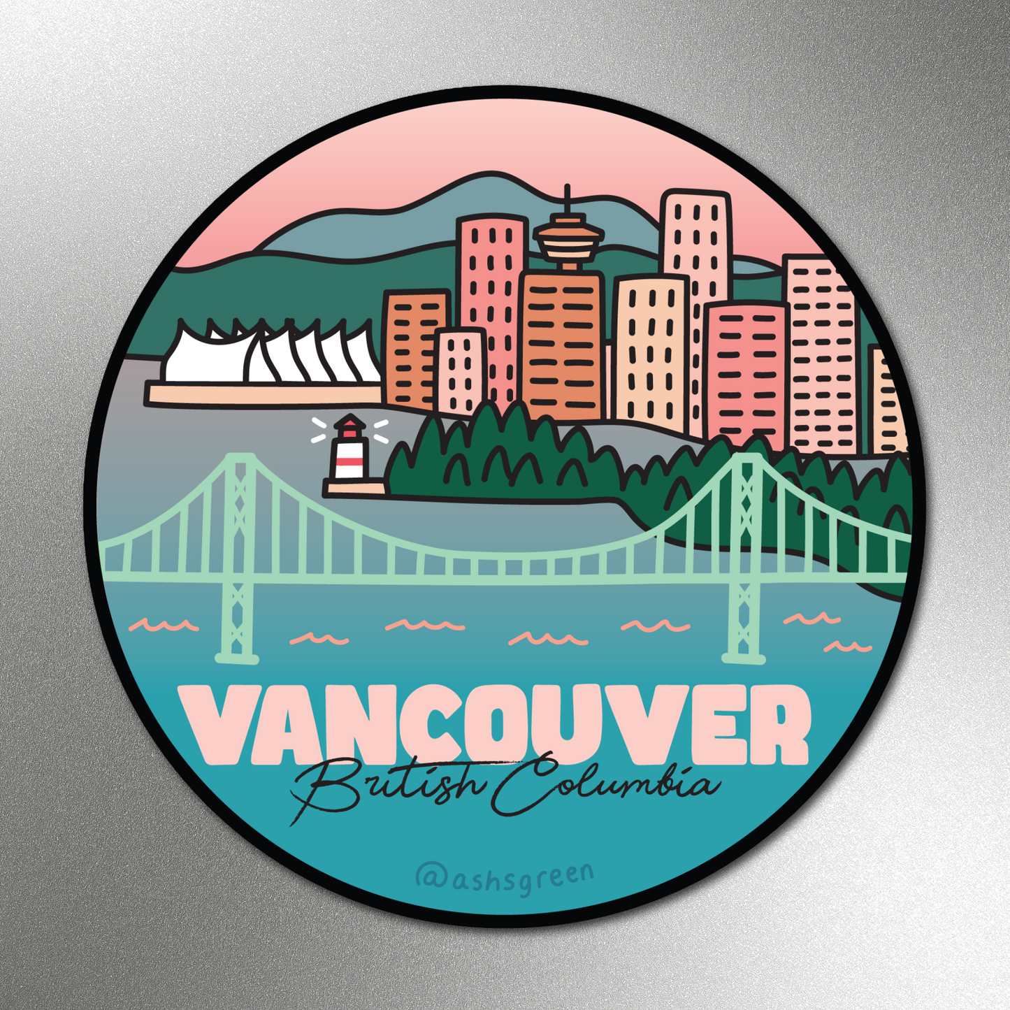 Vancouver, BC - Magnet