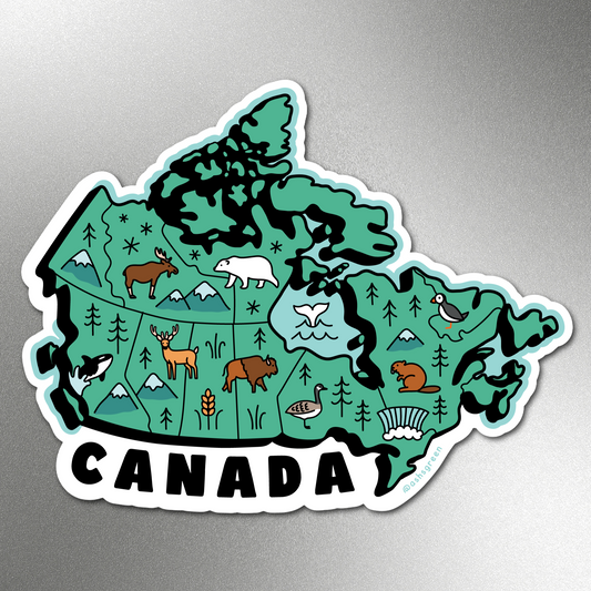 Map of Canada - Magnet