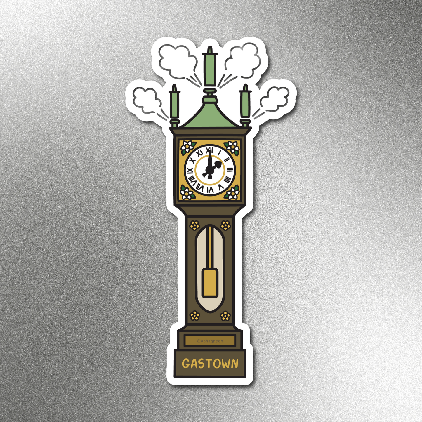 Gastown Steam Clock - Magnet