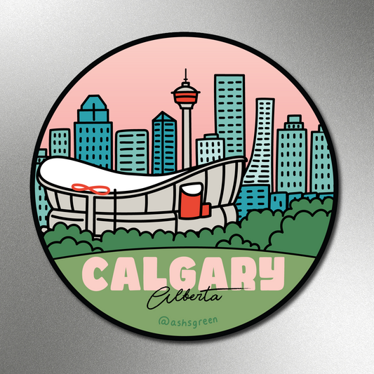 Calgary, Alberta - Magnet