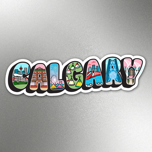 Calgary Lettering - Magnet