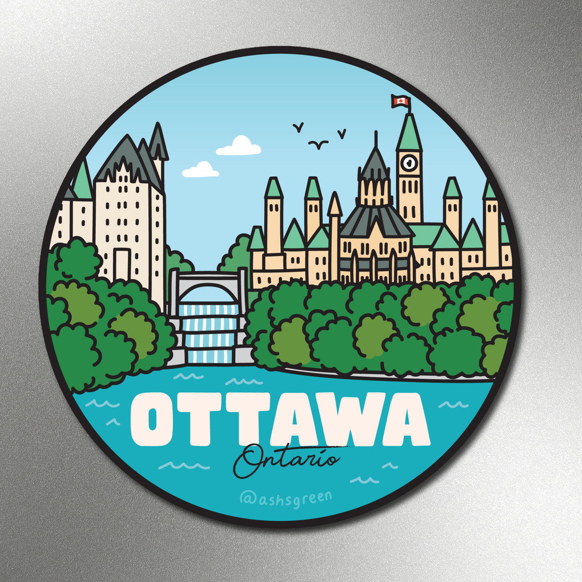 Ottawa, Ontario - Magnet
