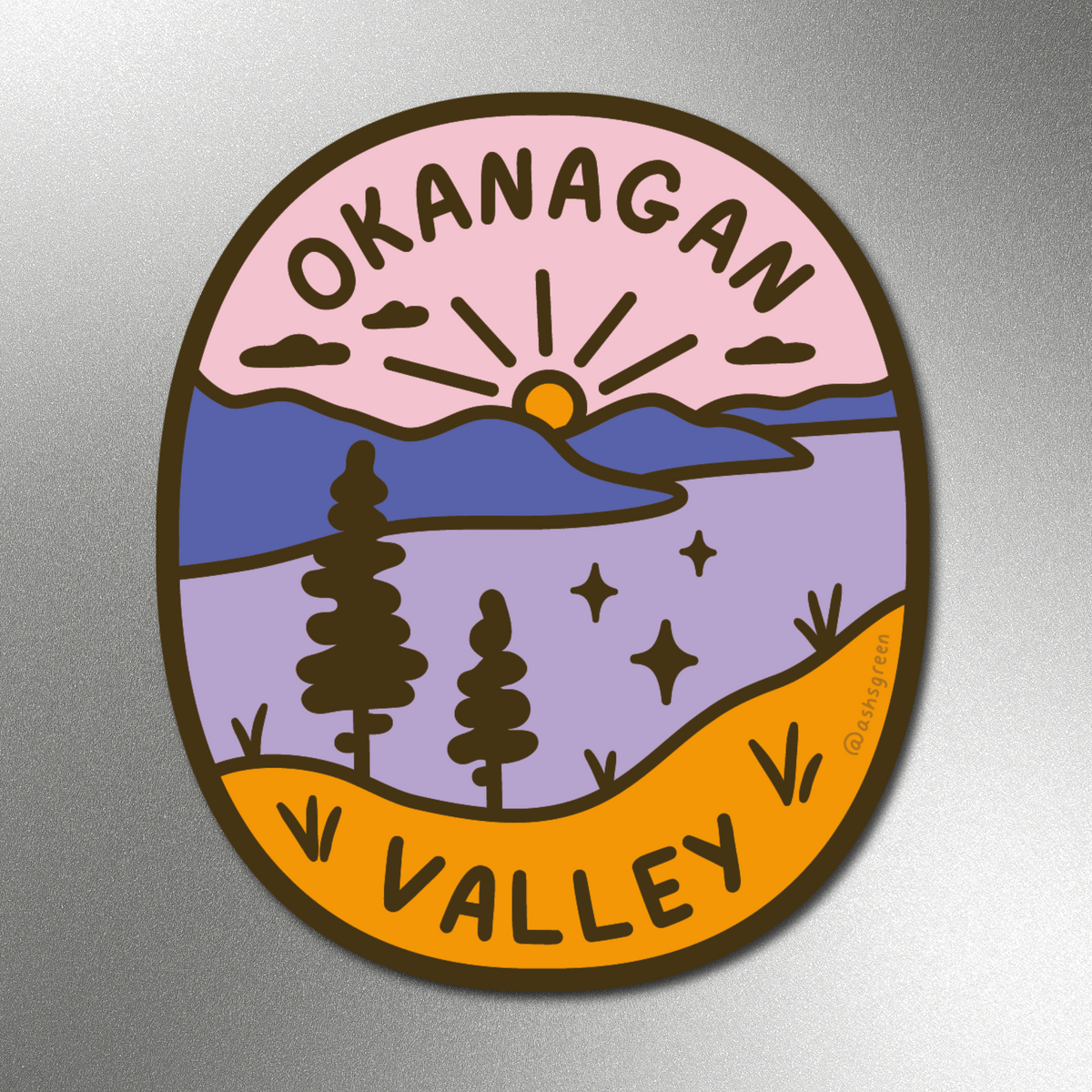 Okanagan Valley Views - Magnet