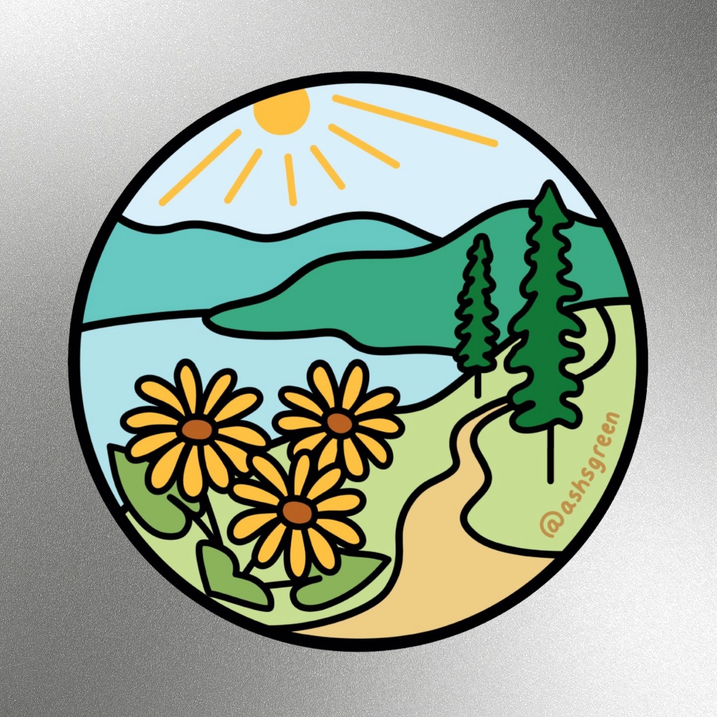 Okanagan Hike - Magnet